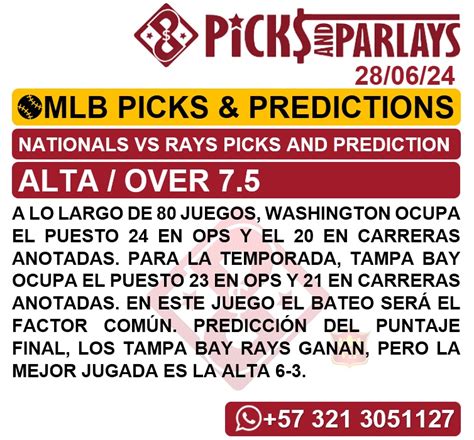 mlb predictions picks and parlays.